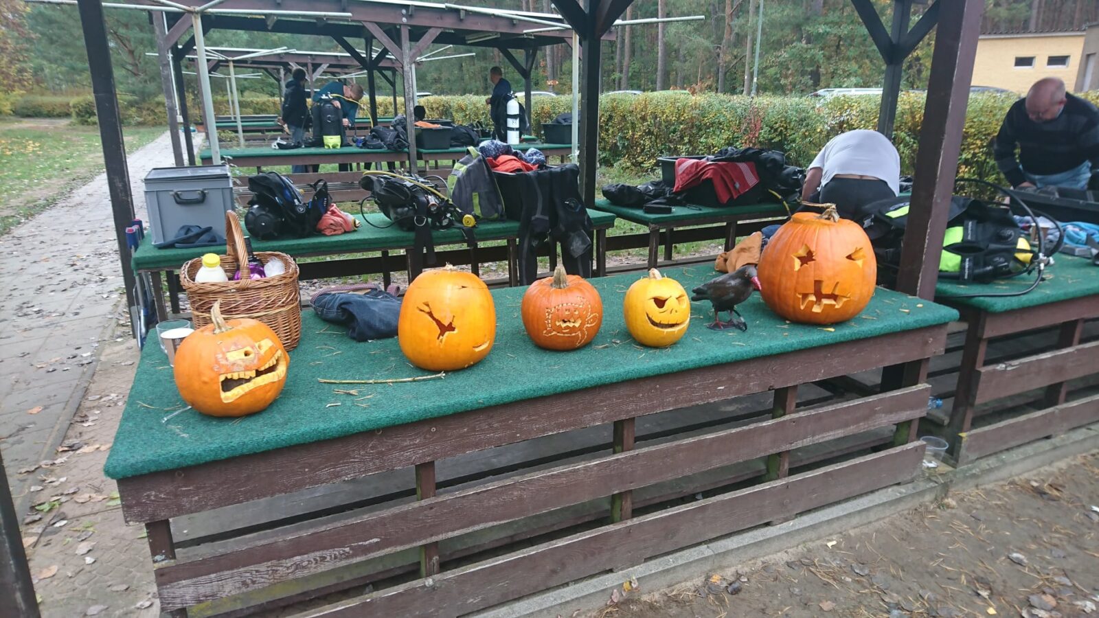 Halloween pod wodą