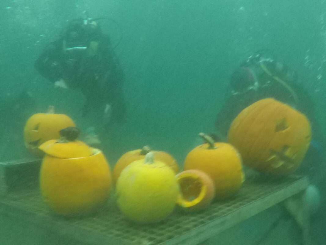 Halloween pod wodą